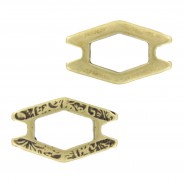 Cymbal ™ Conector metálicos DQ Alado para Matubo SuperDuo - Bronce viejo